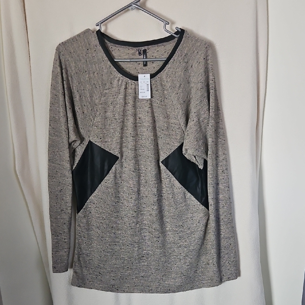 Women's Brown Long Sleeve Top